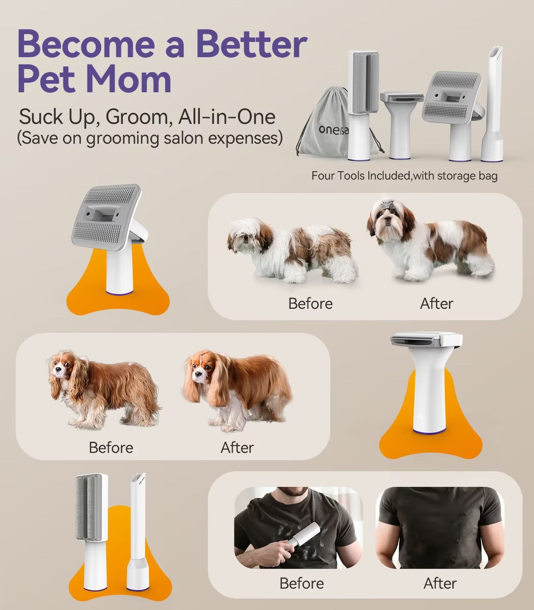 FurFree™ 5-in-1 Grooming Vacuum