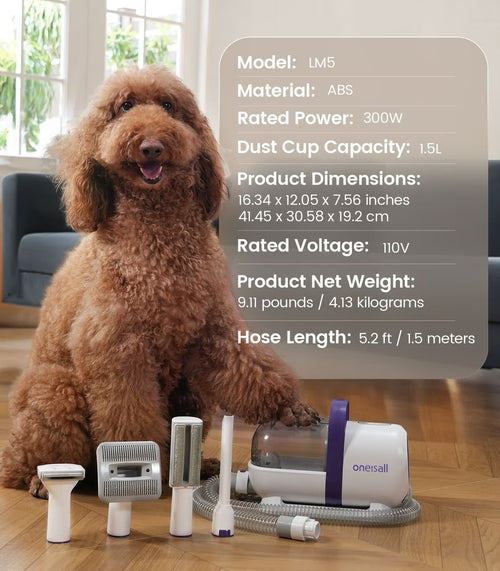 FurFree™ 5-in-1 Grooming Vacuum